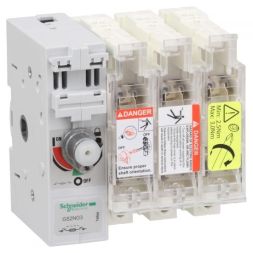 Schneider Electric GS2NG3 with fuses TeSys GS2N 3p 250A DIN 1 switch disconnector