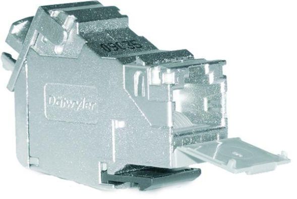 Dätwyler 440005 RJ45mS-K Plus 1/8 Cat.6a Unilan socket module