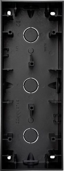 Kopp 374915001 3-way anthracite surface-mounted housing