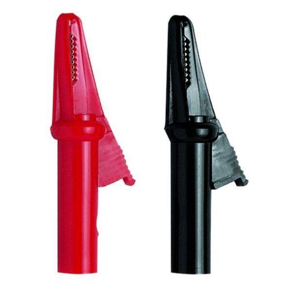 Beha Amprobe 2406492 390450 red 2mm plug-in crocodile clips