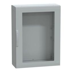 Schneider Electric NSYPLA1073TG 7035 POLY-WS 1000X750X320 1 GLASS DOOR standing cabinet