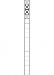 Siedle KS 616-4 AG communication pedestal in anthracite grey