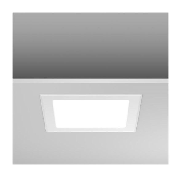 RZB 901487.002.1.76 18W 4000K 225x225x23 dim. DALI LED recessed ceiling spotlights