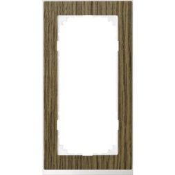 MERTEN MEG4025-3674 frame 2-way oak/active white