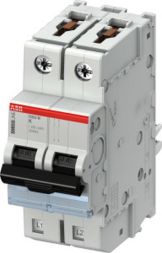 ABB Stotz-Kontakt S402M-K32, circuit breaker K,32A,10kA,2P,pluggable, 2CCS572001R0537
