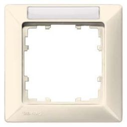 Siemens 5TG2581-1 frame electro white 1-way 80x80mm