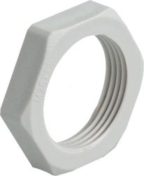 Kaiser 8232 plastic RAL7035 AGRO lock nut M32x1,5, 8232