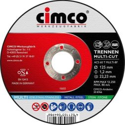 Cimco 206846 MULTI-CUT 10x 125x1.2mm cutting disc
