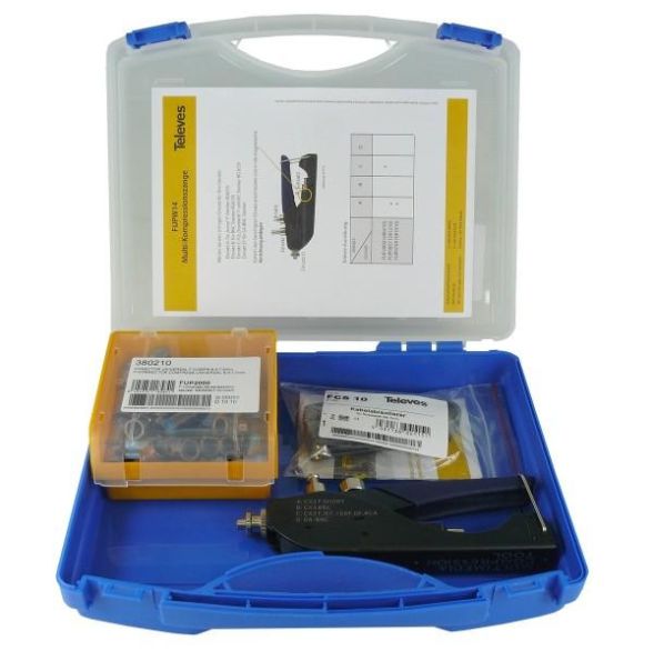 Televes FUPS14 compression connector set &amp;#039;Universal
