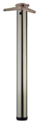 Quellmalz 61587.ED support foot height 870mm, stainless steel look, stainless steel look