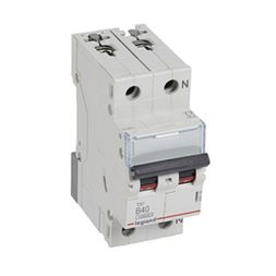 Legrand 404102 Circuit breaker TX3 B40A 1P+N 10KA 2M