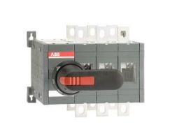ABB Stotz-Kontakt OT315E03CLP, load changeover switch o. 0 Pos. 3-pole 315A with handle and shaft, 1SCA108630R1001