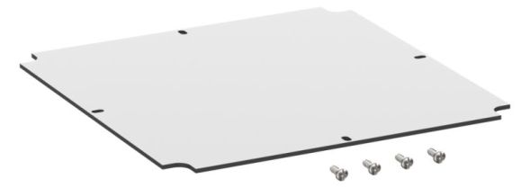 Spelsberg 89513501 Abox MPI 350 light grey mounting plate