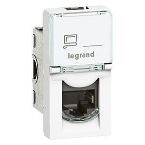 Legrand 076583 data socket MOSAIC Cat6 STP 1m ws ABAK, (white)