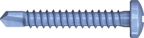 Reisser 007504S021-039022S-1 DIN 7504 N, drill screw, pan head, 3.9 X 22, steel, galvanized, blue pass., packed 100