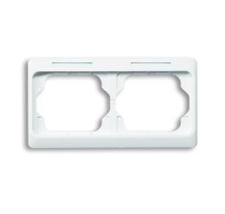 Busch-Jaeger 1722 NSKA-24G cover frame, 2-way frame studio white high gloss
