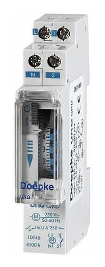 Doepke Uno D Mechanical daily timer 1 S, 230 V AC, 09800033