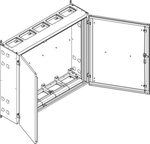 ABN earthed IP55 1340x1140x340mm wall enclosure (NT57E)