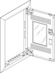 ABN for flush-mounted field distributor 1x3-r. cover frame (GBRU13TM)