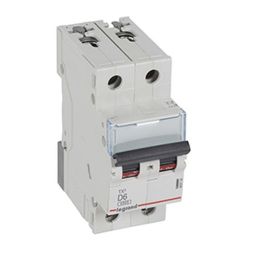 Legrand 403734 Circuit breaker TX3 D6A 2P 6KA 2M