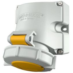 Mennekes 9120 TwinCONTACT 16A4p4h110V IP67 wall socket