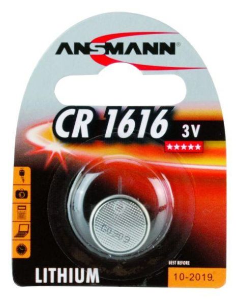 Hückmann 112318 Ansmann CR1616 3V/50mAh lithium button cell