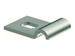 OBO Bettermann 822 6 V4A single-lobe 6mm fastening clamp, 1013861