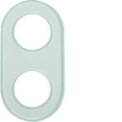 Berker 1102 glass frame 2-way clear series glass