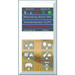 Issendorff 30231 LCN-GTS10DW white with 6+4 keys glass keypad