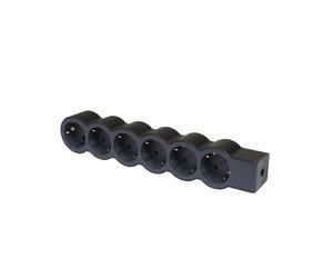 Legrand 694580 flat 6xSD without cable cable, black power strip
