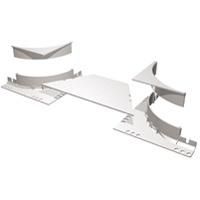 CABLOFIL 637875 branch piece PVC B400 H50/75 , (stone grey)