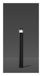 RZB 612163.0031 Mega Cone 10W 600lm 830 anthracite LED bollard light
