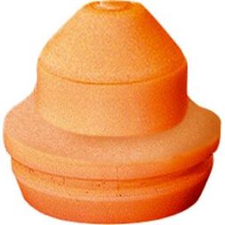 Hensel EDKF25 IP65/66 size M25 RAL 2003 orange plug-in cable gland