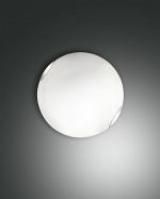 Fabas Luce 3564-61-102 metal nickel sat/glass ws sat 12W 3000K LED ceiling light