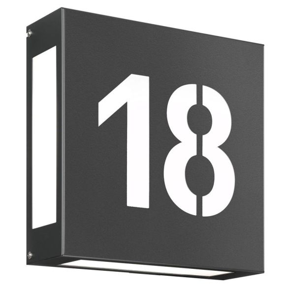 CMD 62/HN/N/LED anthracite stainless steel LED wall light