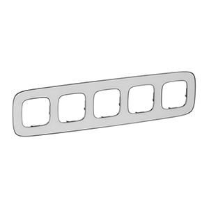 Legrand 754425 frame Valena Allure 5-WAY WHITE MIRR. , (white)