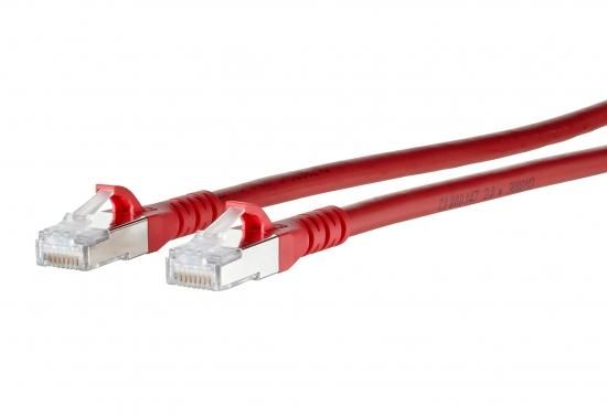 METZ CONNECT 13084G2066-E RJ45 AWG26 S/FTP LSHF 2.0m red patch cable 25G