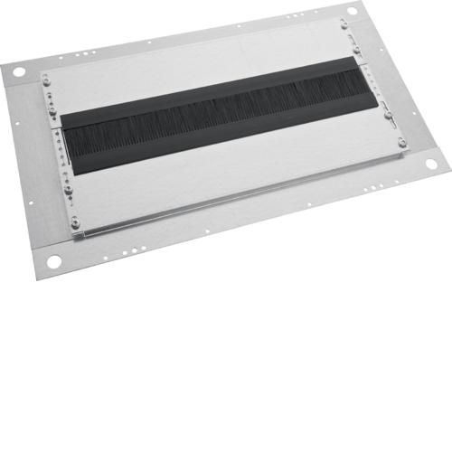 Hager M-BBB3540 3-part brushes 350x400 galvanized base plate