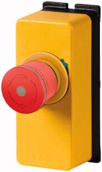 Eaton 199355 M22-PVLT30/FK02/RG/FIY1 emergency stop button