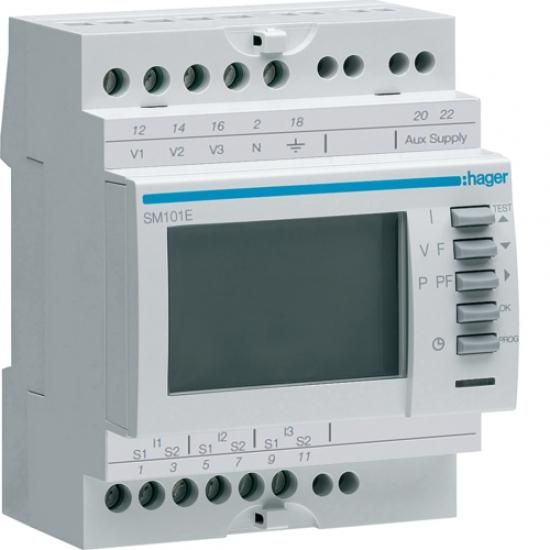 Hager SM101E multi-meter 3-phase
