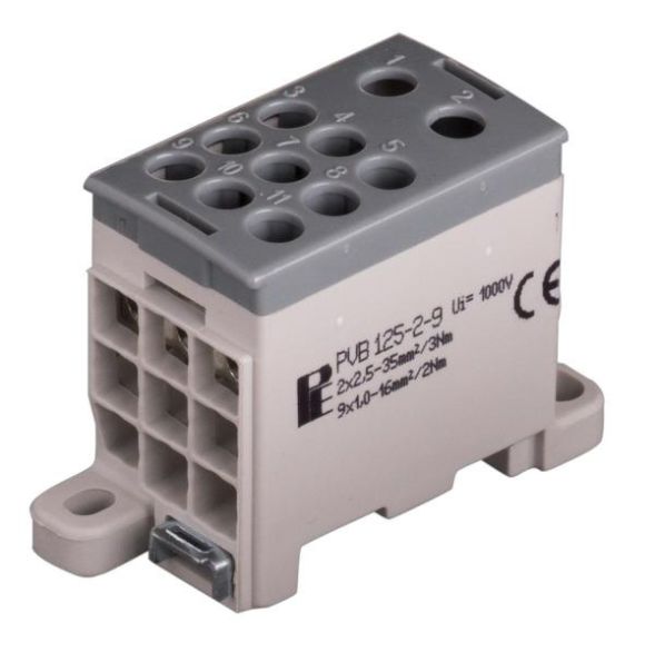 Pollmann 2080724 PVB 125-2-9 phase distribution block
