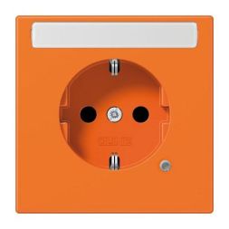 Jung LS1520BFNAKOO SCHUKO socket, 16 A 250 V ~, without claws, with function display, with label field, integrated increased contact protection, SAFETY+, thermoplastic, Ser