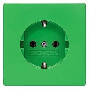 Siemens 5UB1851 socket SCHUKO 10/16A 250V green (SV)