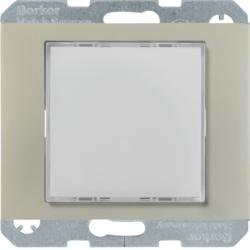 Berker 29537004 LED signal light, white lighting stainless steel matt, lacquered Berker K.5