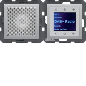 Berker 30806084 LSP DAB+ BT Qx alu velvet Radio Touch