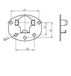 Rademacher 96000009 Counter bearing 4022