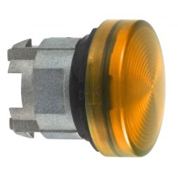 Schneider Electric ZB4BV053S 22 round cap yellow grooved indicator light