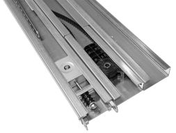 Chamberlain and LiftMaster 041A4043 3-piece C-rail 35mm