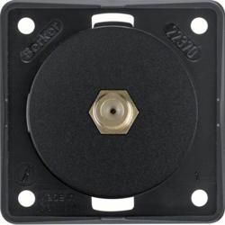 Berker 9451905 antenna junction box SAT black, mattIntegro inserts