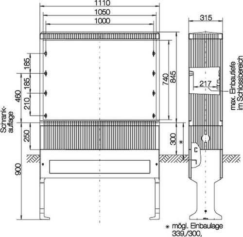 ABN SL082VT size 2, height 845mm 4-FB, height 5